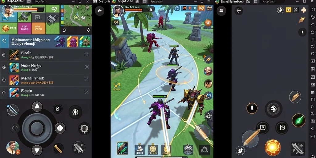 Lingkungan permainan yang indah dan detail.