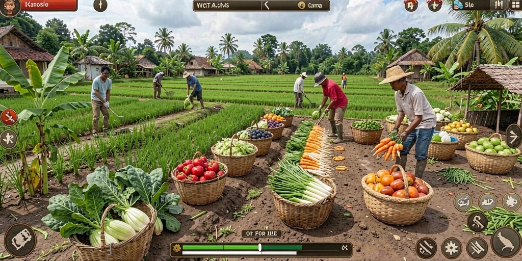 Fitur karakter unik yang dapat ditingkatkan.