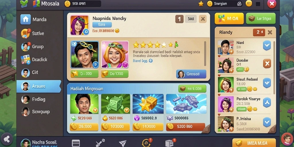 Mode permainan yang menawarkan tantangan seru dan mengasyikkan.