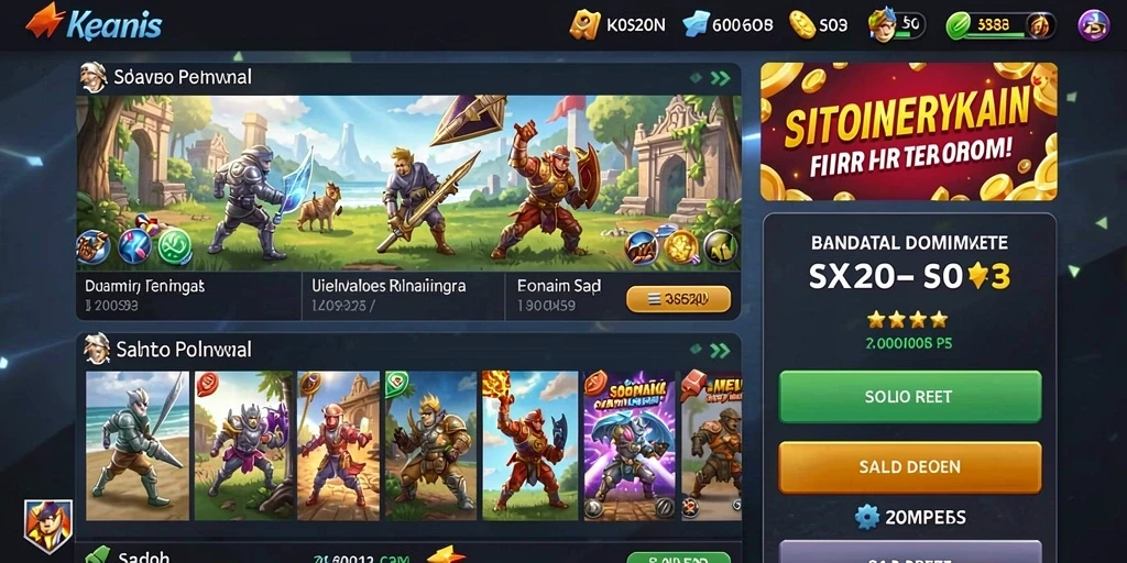 Level permainan yang menantang dan seru.